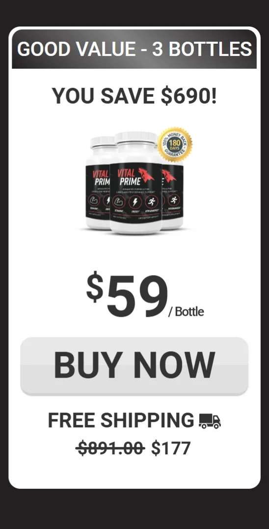 Vital Prime™ 3 bottles pricing